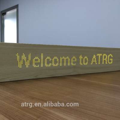 900mm wooden P5 led display LED message board/LED digital banner