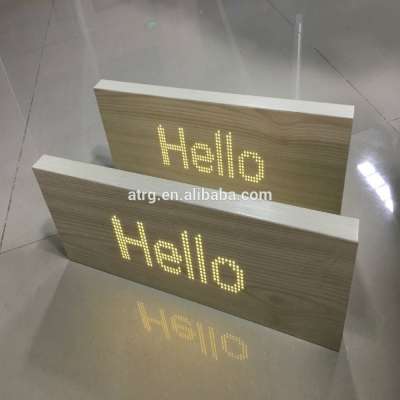 Creative hidden moving message P5 LED digital banner