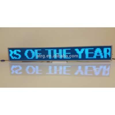 660MM 16*128 pixels blue texture P5 LED display LED message board